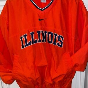 Nike Bright Orange Pullover with Black Logo